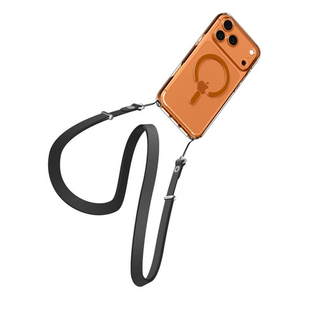 Spigen Ultra Hybrid Mag MagSafe - Etui do iPhone 17 Pro Max (Clear/Orange)