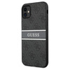 Guess 4G Printed Stripe - Etui iPhone 11 (szary)