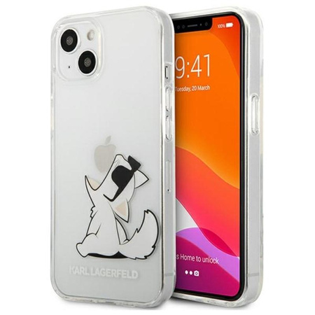 Karl Lagerfeld Choupette Fun - Etui iPhone 13 (przezroczysty)