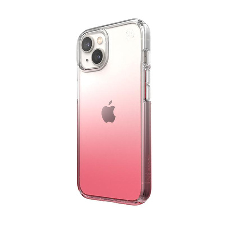 Speck Presidio Perfect-Clear + Ombre - Etui iPhone 14 / iPhone 13 z powłoką MICROBAN (Clear / Vintage Rose Fade)