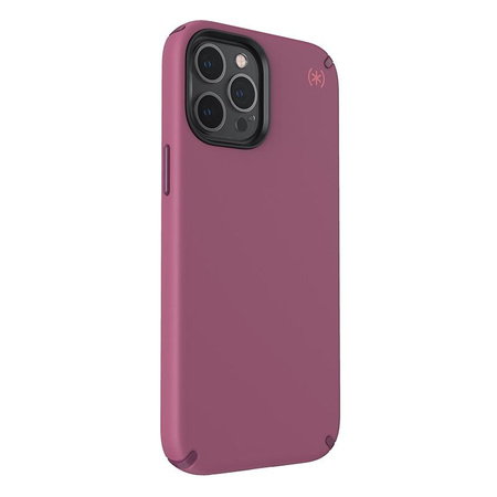 Speck Presidio2 Pro - Etui iPhone 12 Pro Max z powłoką MICROBAN (LSH Burgundy)