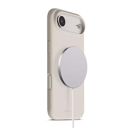Crong Color Cover Magnetic - Etui MagSafe iPhone Air (kamienny beż)