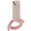 Guess Crossbody Cord 4G Print - Etui iPhone 15 (różowy)