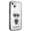 Karl Lagerfeld Ikonik Karl - Etui iPhone 13 (przezroczysty / czarna ramka)