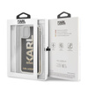 Karl Lagerfeld Logo Karl Liquid Glitter - Etui iPhone 11 (Black/Gold Glitter)