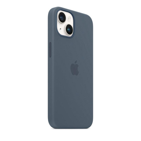 Apple Silicone Case - Silikonowe etui z MagSafe do iPhone 14 (sztormowy błękit)