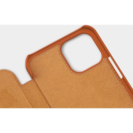 Nillkin Qin Leather Case - Etui Apple iPhone 12 / 12 Pro (Red)