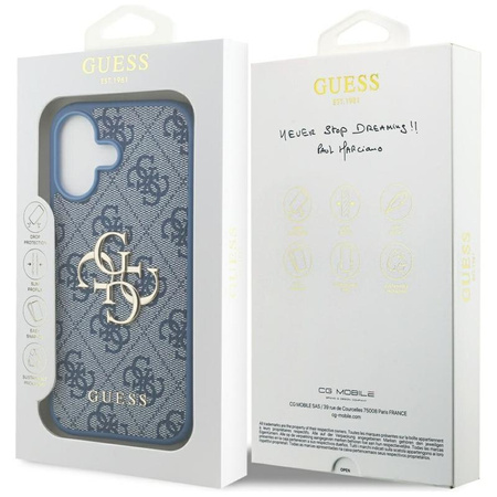 Guess 4G Big Logo - Etui iPhone 17 (niebieski)