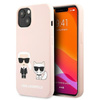 Karl Lagerfeld Slilicone Karl & Choupette - Etui iPhone 13 Mini (różowy)