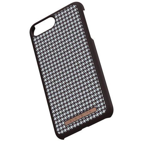 Nordic Elements Saeson Idun - Materiałowe etui iPhone 8 Plus / 7 Plus / 6s Plus / 6 Plus (Dark Brown Pattern 2)