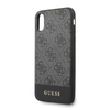 Guess 4G Bottom Stripe Collection - Etui iPhone Xs / X (szary)