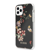 Guess Flower Shiny Collection N4 - Etui iPhone 11 Pro (Black)