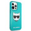 Karl Lagerfeld Choupette Head - Etui iPhone 13 Pro Max (fluo niebieski)
