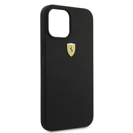 Ferrari On Track Silicone – Etui iPhone 12 / iPhone 12 Pro (czarny)