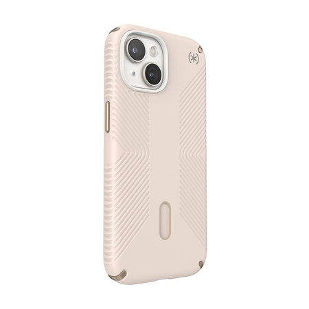 Speck Presidio2 Grip ClickLock & MagSafe - Etui iPhone 16e / iPhone 15 / iPhone 14 / iPhone 13 (Bleached Bone / Heirloom Gold / Hazel Brown)