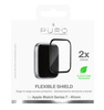 Puro Flexible Shield Edge to Edge – Szkło ochronne hybrydowe na ekran + aplikator Apple Watch 7 (41 mm)