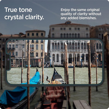 Spigen GLAS.TR EZ FIT 2-Pack - Szkło hartowane do iPhone 16e / iPhone 14 / iPhone 13 Pro / iPhone 13 2 szt