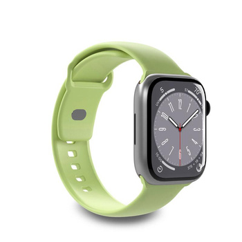 PURO ICON - Elastyczny pasek do Apple Watch 44/45/46/49 mm (S/M & M/L) (Matcha Green)