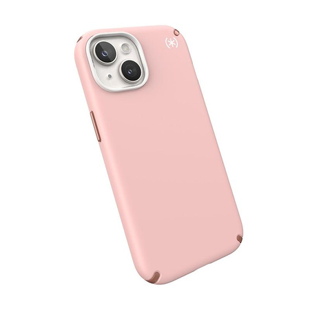 Speck Presidio2 Pro Magsafe - Etui iPhone 16e / iPhone 15 / iPhone 14 / iPhone 13 (Dahlia Pink / Rose Copper / White)