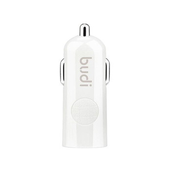 Budi - Ładowarka samochodowa USB (Biały)
