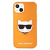 Karl Lagerfeld Choupette Head - Etui iPhone 13 mini (fluo pomarańczowy)