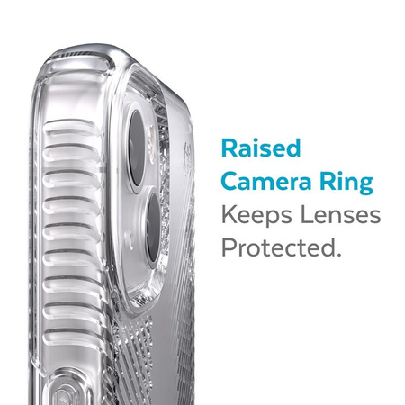 Speck Presidio Perfect-Clear with Grips - Etui iPhone 13 z powłoką MICROBAN (Clear)