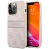 Guess 4G Printed Stripe - Etui iPhone 13 Pro Max (różowy)