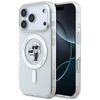Karl Lagerfeld IML Karl Choupette Glitter MagSafe - Etui iPhone 17 Pro Max (przezroczysty)
