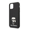 Karl Lagerfeld Saffiano with Pin Ikonik - Etui iPhone 11 (black)