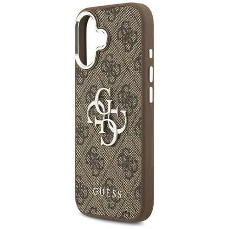 Guess 4G Big 4G Classic Logo - Etui iPhone 17 (brązowy / srebrny)
