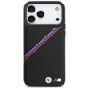 BMW M Tricolor Metal Logo MagSafe - Etui iPhone 17 Pro Max (czarny)