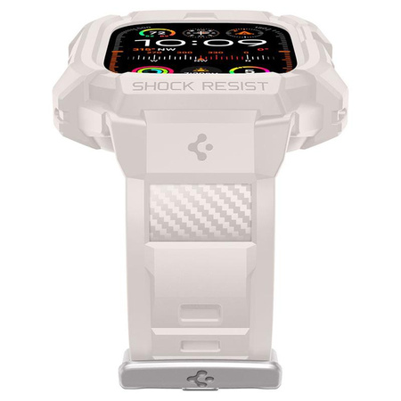 Spigen Rugged Armor Pro - Pasek z obudową do Apple Watch Ultra 49 mm (Dune Beige)