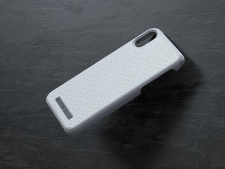 Nordic Elements Original Idun - Materiałowe etui iPhone Xs / X (Light Grey)