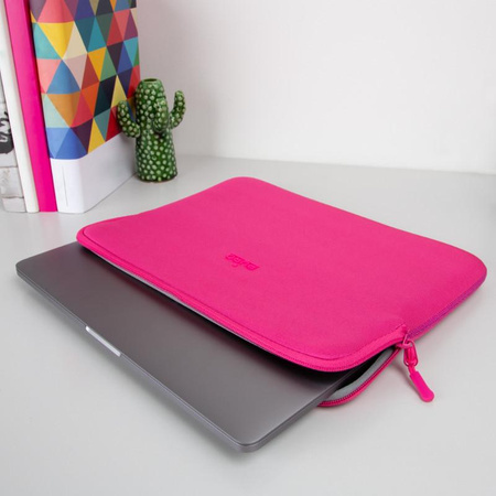 PURO Scudo Sleeve - Pokrowiec MacBook Pro 14” / Notebook 13” (fuksja)