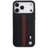 BMW M Perforated Stripe Logo MagSafe - Etui iPhone 17 Pro Max (czerwony)