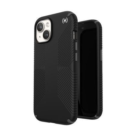 Speck Presidio2 Grip - Etui iPhone 16e / iPhone 15 / iPhone 14 / iPhone 13 (Black / Slate Grey / White)