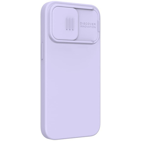 Nillkin CamShield Silky Magnetic - Etui Apple iPhone 13 Pro z osłoną aparatu (Misty Purple)