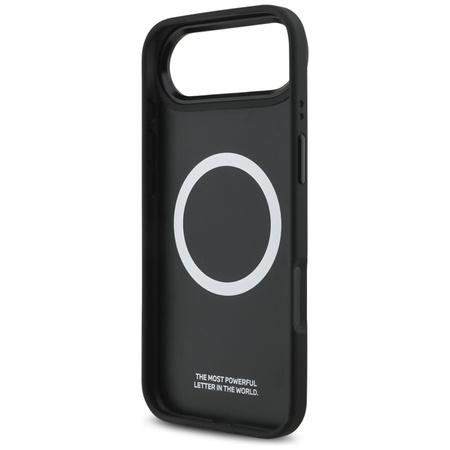 BMW M Tricolor Metal Logo MagSafe - Etui iPhone Air (szary)