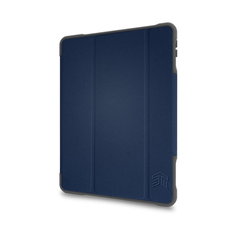 STM Dux Plus Duo - Etui pancerne iPad 10.2" (2021-2019) MIL-STD-810G z funkcją ładowania Apple Pencil (Midnight Blue)