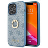 Guess 4G Ring Case - Etui iPhone 13 Pro (niebieski)