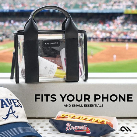 Case-Mate Micro Tote Bag - Wodoodporna torba na ramię (Midnight Black/Clear)