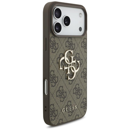 Guess 4G Big Logo - Etui iPhone 17 Pro Max (brązowy)