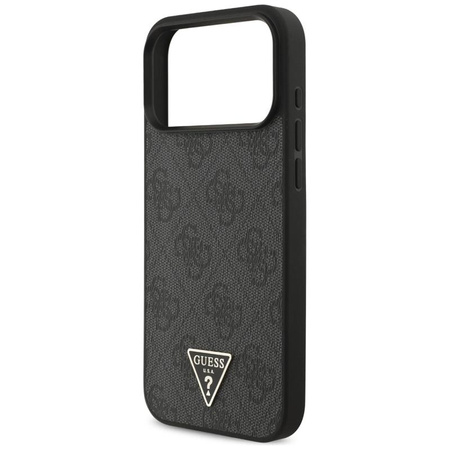 Guess 4G Strap Triangle Logo MagSafe - Etui do iPhone 17 Pro Max (czarny)