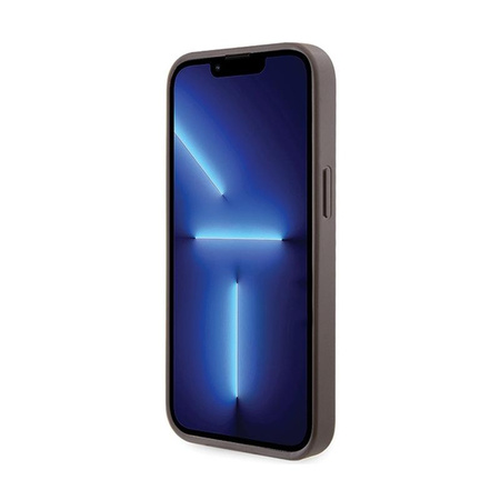 Guess Crossbody 4G Metal Logo - Etui iPhone 14 (brązowy)