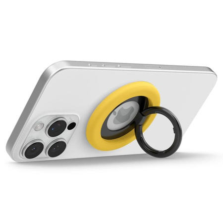 Spigen Nano Pop MagSafe Phone Ring - Magnetyczny uchwyt na palec z funkcją podstawki (Mango Yellow)