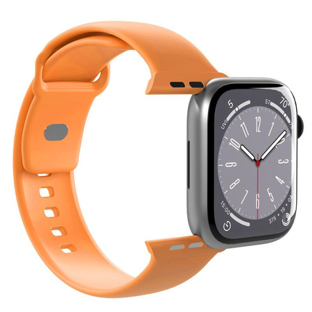PURO ICON - Elastyczny pasek do Apple Watch 44/45/46/49 mm (S/M & M/L) (Apricot)