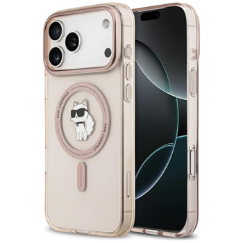 Karl Lagerfeld IML Choupette MagSafe - Etui iPhone 17 Pro Max (różowy)