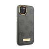 Guess Peony Logo Plate MagSafe - Etui iPhone 13 (szary)
