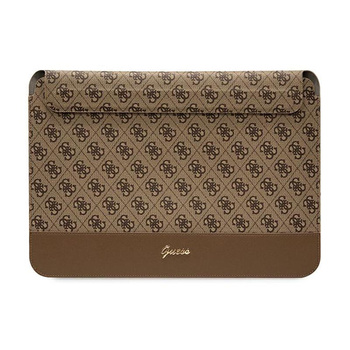 Guess 4G Stripe Metal Logo Computer Sleeve - Etui na notebooka 14" (Brązowy)