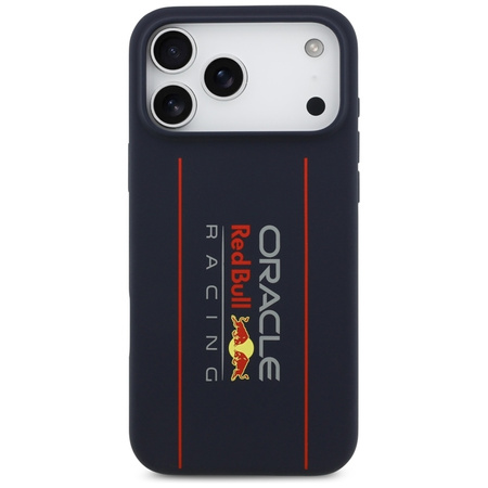 Red Bull Silicone Oversize Vertical Logo MagSafe - Etui iPhone 17 Pro Max (granatowy)
